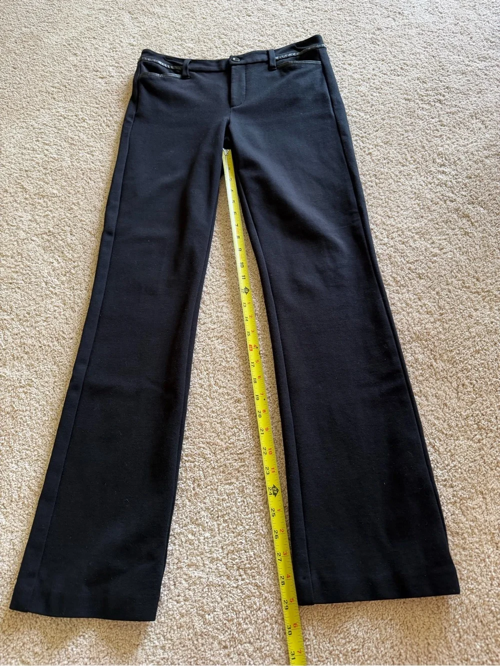 NYDJ Straight Leg Black Pant